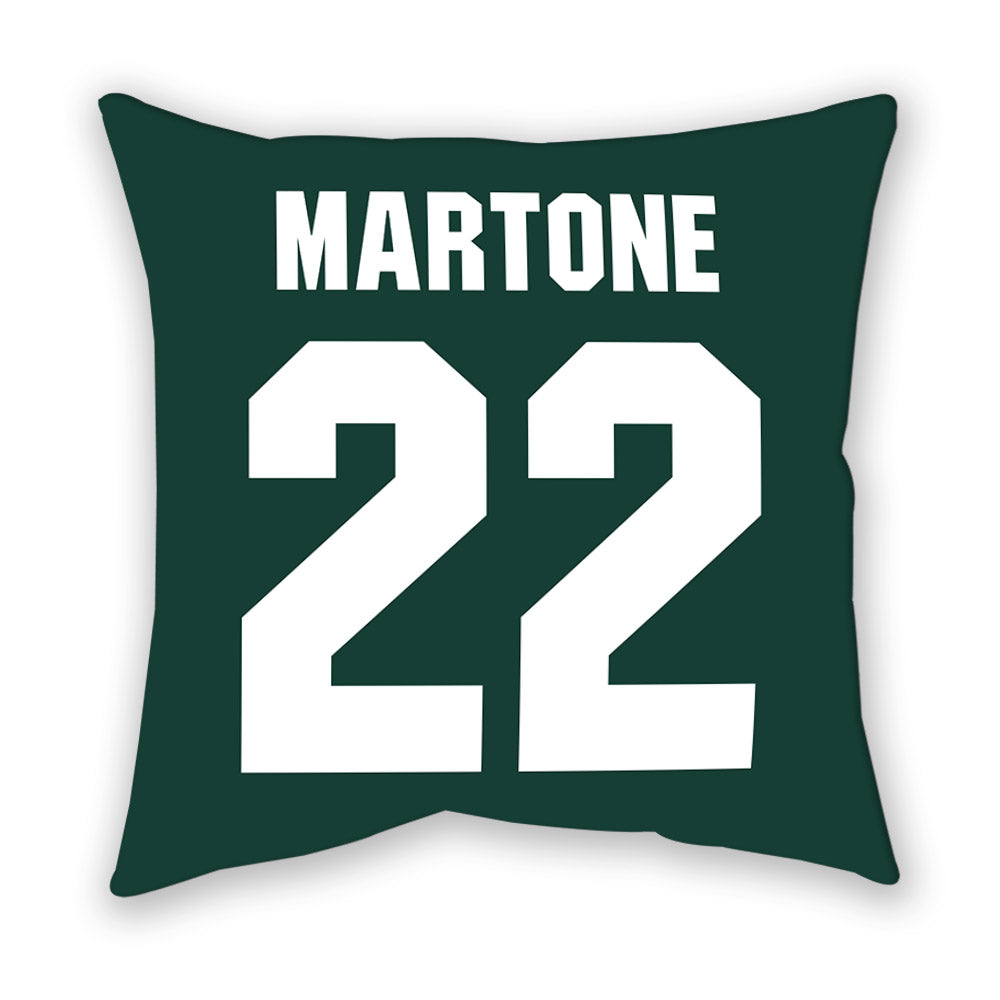 Michigan State - NCAA Men's Ice Hockey : Porter Martone - Pillow-1