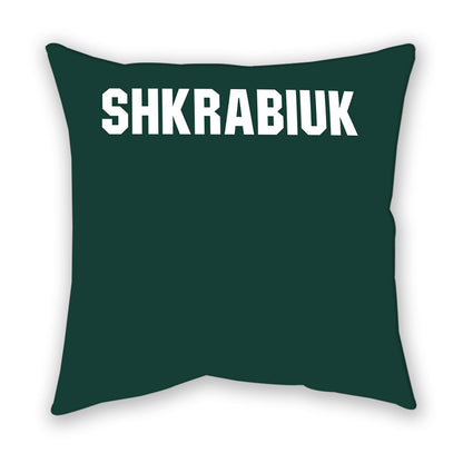 Michigan State - NCAA Women's Rowing : Mary Shkrabiuk - Pillow-1