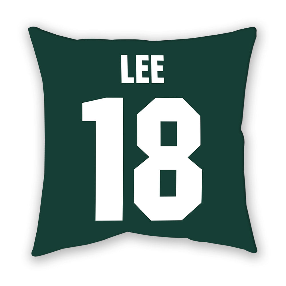 Michigan State - NCAA Men's Ice Hockey : Ryker Lee - Pillow-1