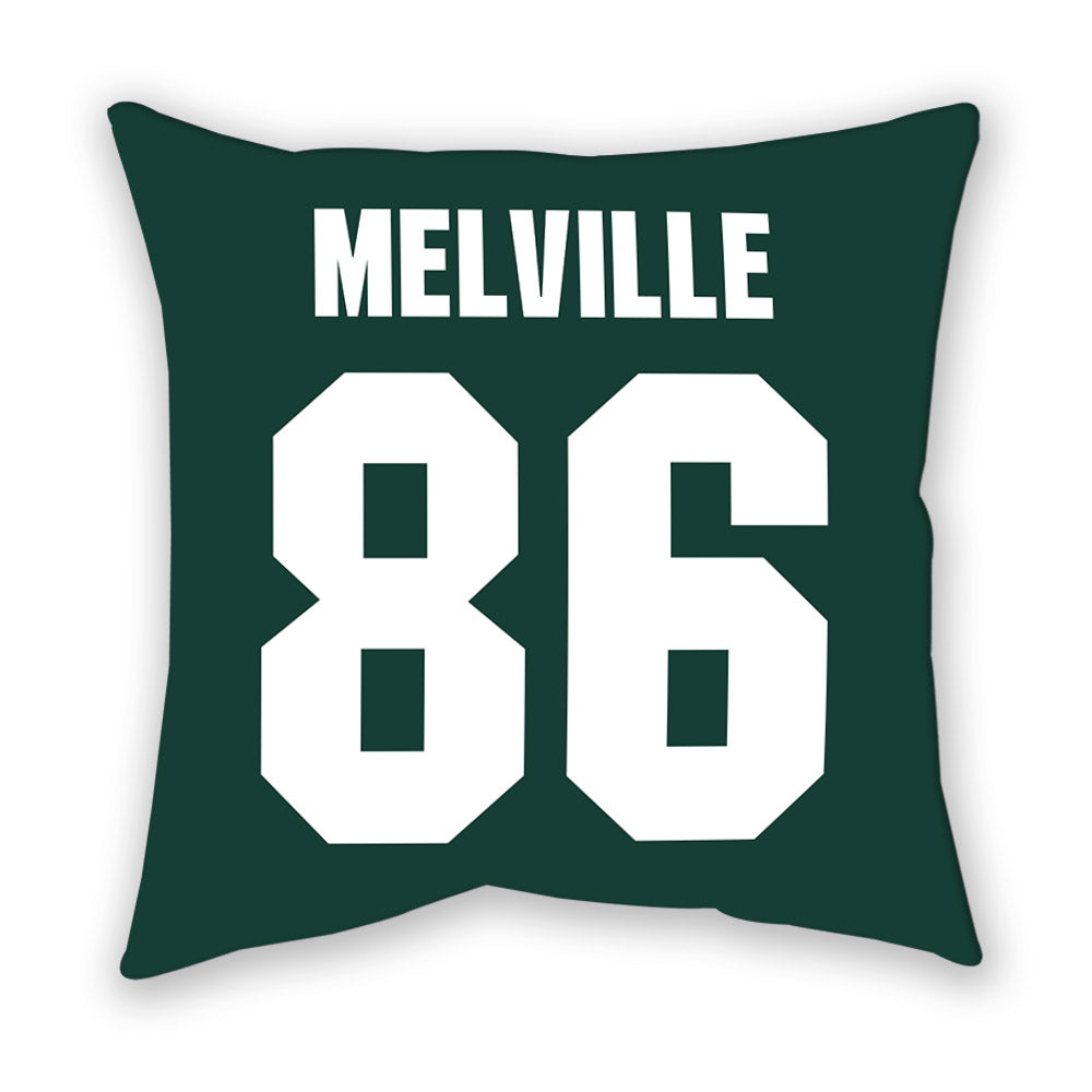 Michigan State - NCAA Football : Ethan Melville - Pillow-1