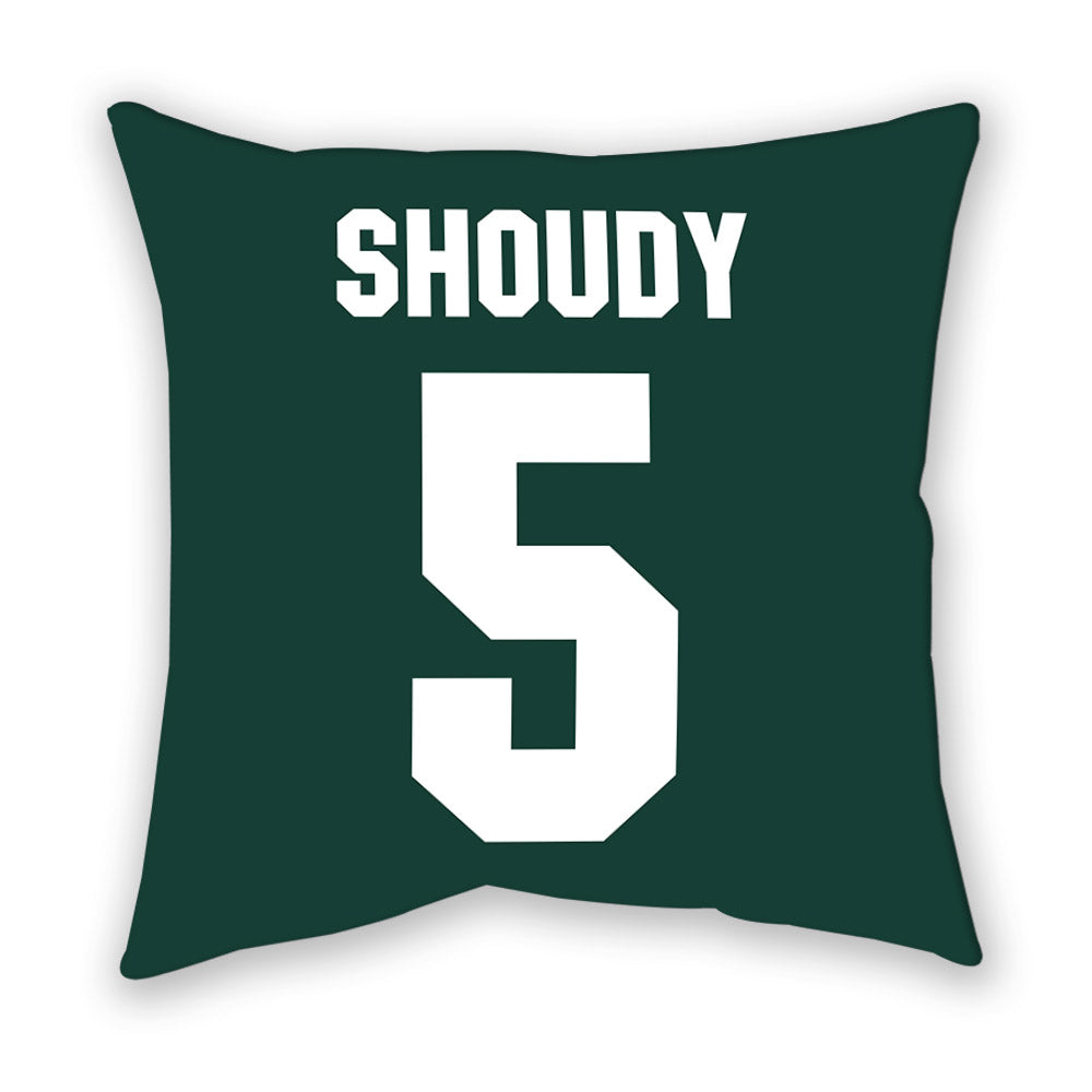 Michigan State - NCAA Men's Ice Hockey : Travis Shoudy - Pillow-1