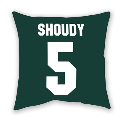 Michigan State - NCAA Men's Ice Hockey : Travis Shoudy - Pillow-1