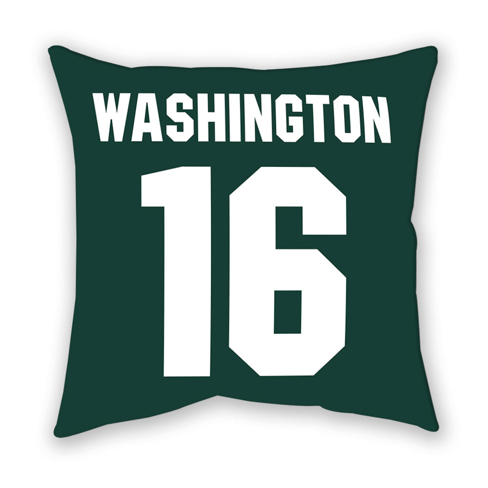 Michigan State - NCAA Football : Zachary Washington - Pillow-1
