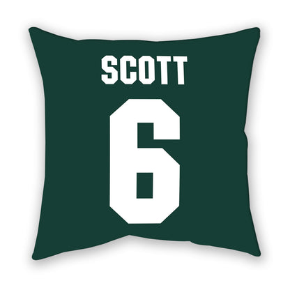 Michigan State - NCAA Men's Basketball : Jordan Scott - Pillow-1