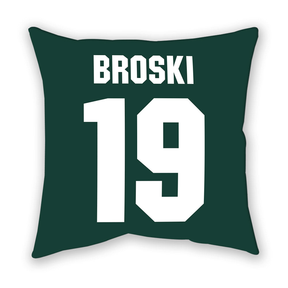 Michigan State - NCAA Baseball : Adam Broski - Pillow-1