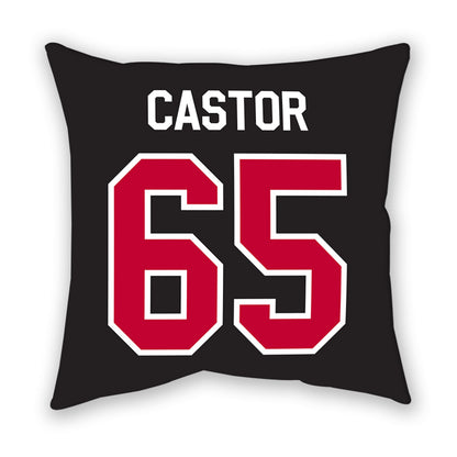 Utah - NCAA Football : Logan Castor - Pillow-1