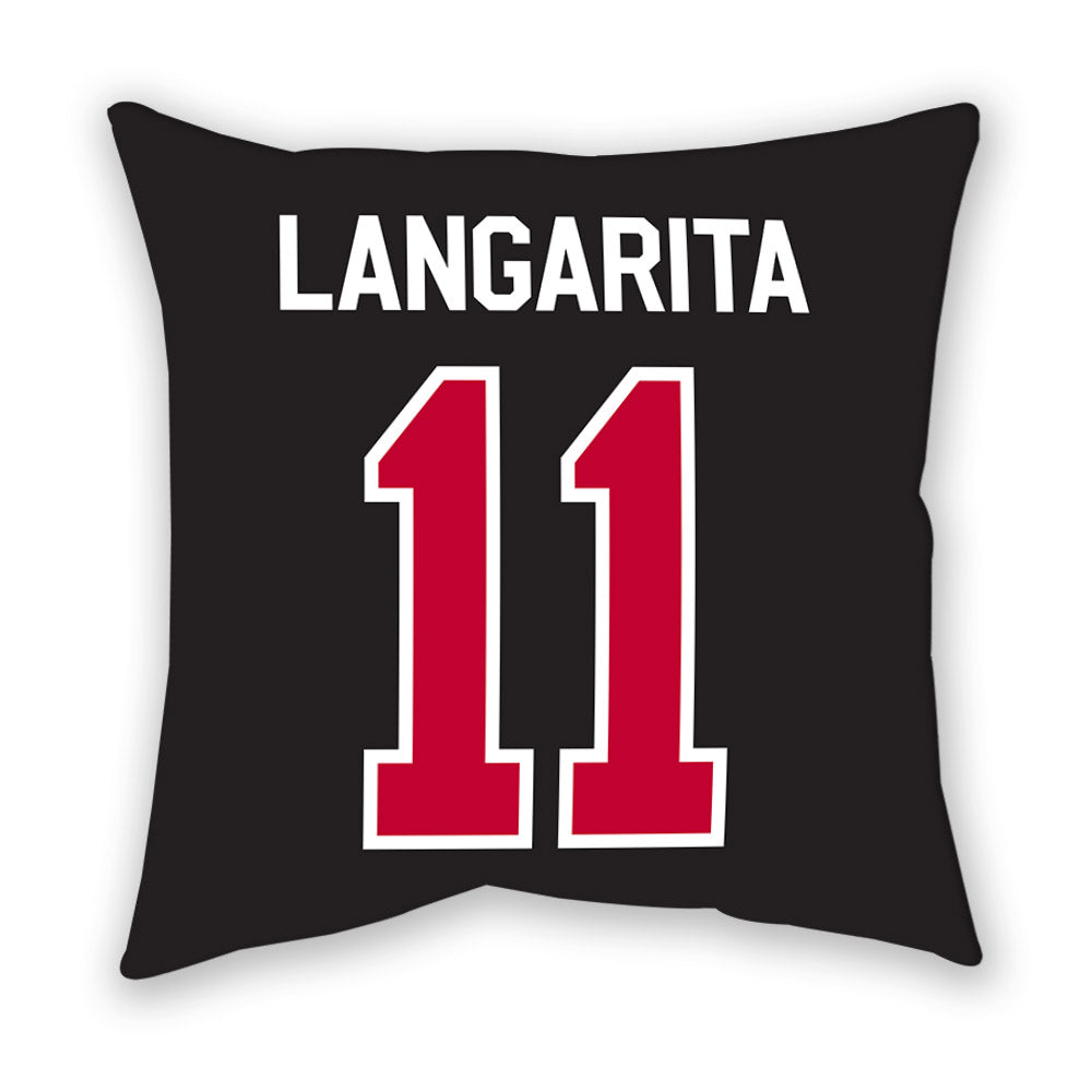 Utah - NCAA Men's Basketball : Lucas Langarita - Pillow-1