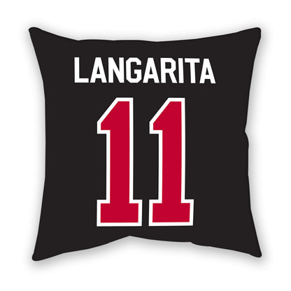 Utah - NCAA Men's Basketball : Lucas Langarita - Pillow-1
