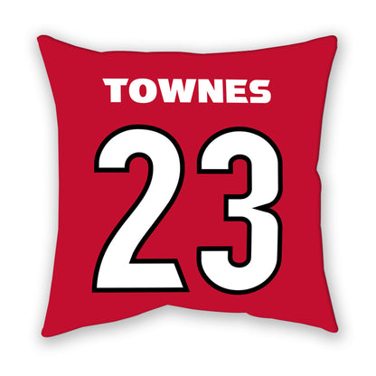 Georgia - NCAA Women's Soccer : Mya Townes - Pillow-1