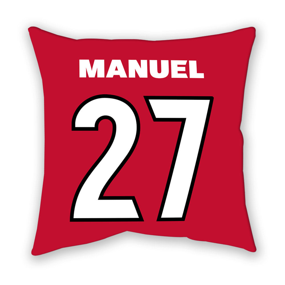 Georgia - NCAA Women's Soccer : Lola Manuel - Pillow-1