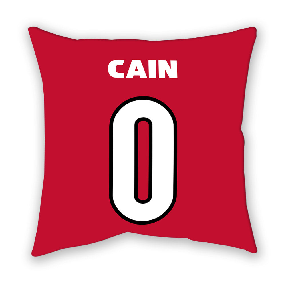 Georgia - NCAA Men's Basketball : Blue Cain - Pillow-1