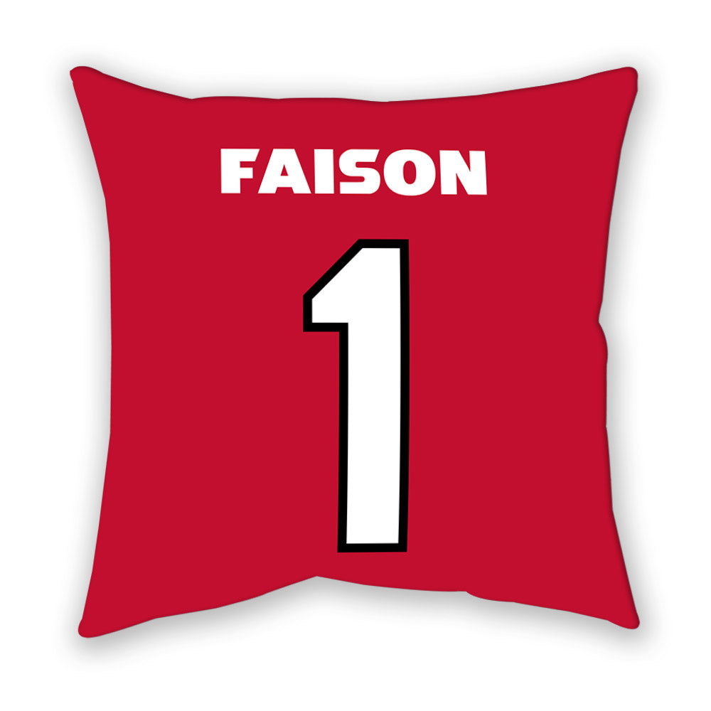 Georgia - NCAA Women's Basketball : Jocelyn Faison - Pillow-1