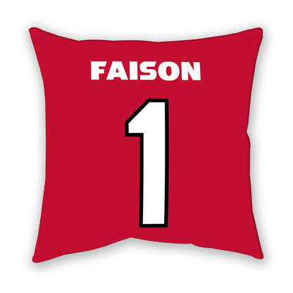Georgia - NCAA Women's Basketball : Jocelyn Faison - Pillow-1