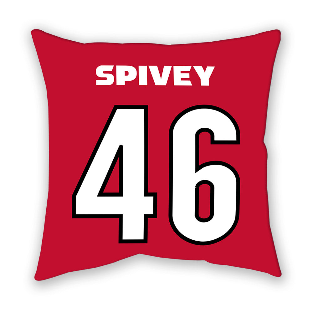 Georgia - NCAA Baseball : Logan Spivey - Pillow-1