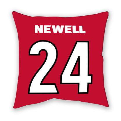 Georgia - NCAA Men's Basketball : Jaden Newell - Pillow-1