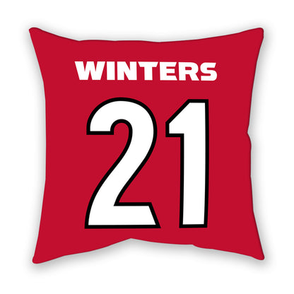 Georgia - NCAA Women's Soccer : Devon Winters - Pillow-1