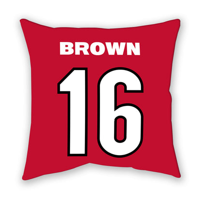 Georgia - NCAA Baseball : Zachary Brown - Pillow-1