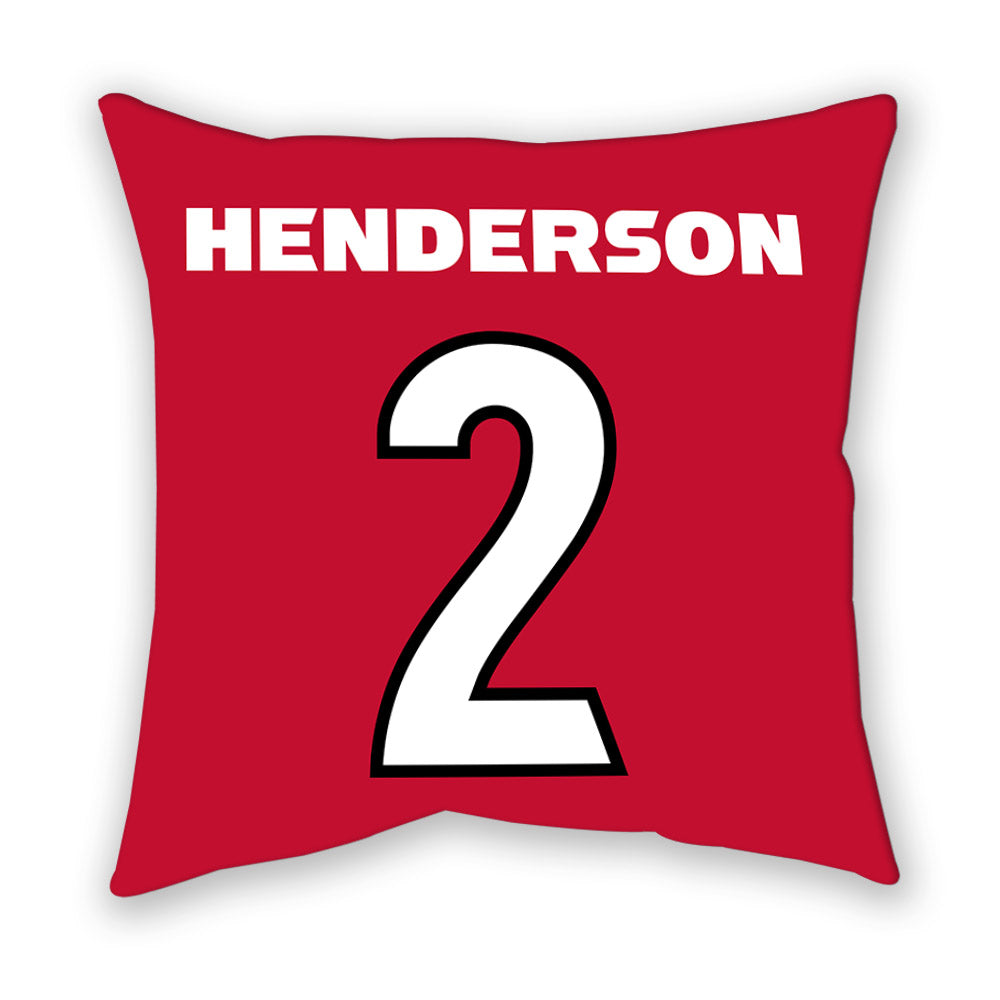 Georgia - NCAA Women's Basketball : Savannah Henderson - Pillow-1