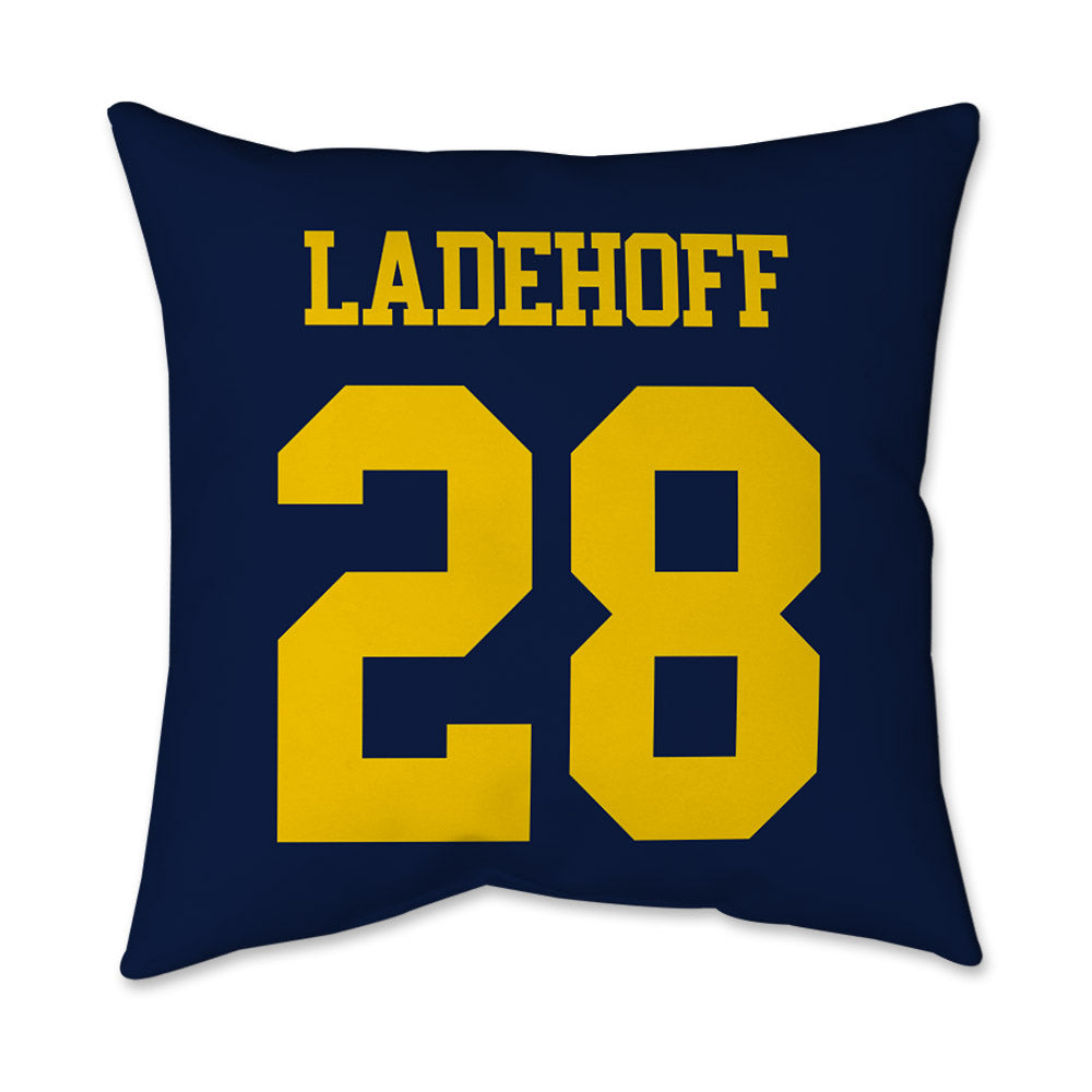 Michigan - NCAA Baseball : Cade Ladehoff - Graphic Pillow 16x16-1