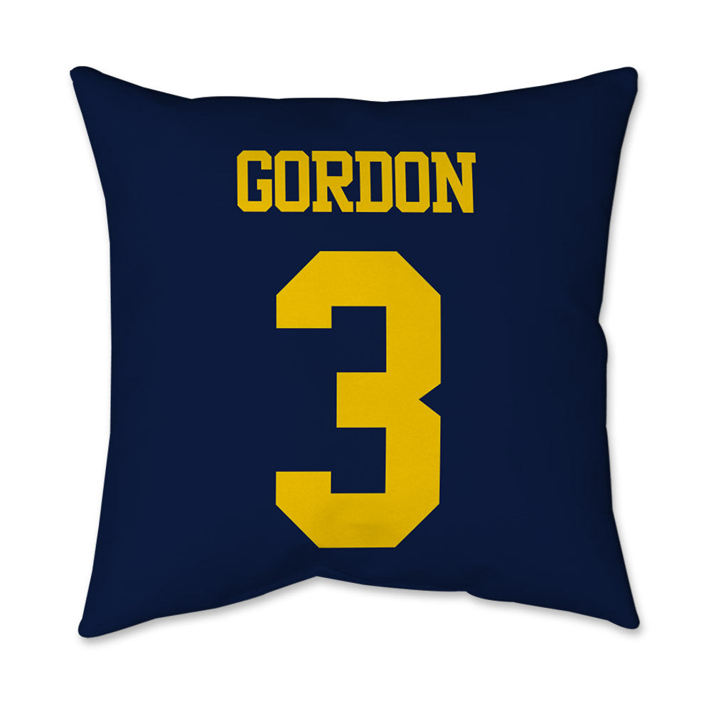 Michigan - NCAA Women's Volleyball : Cymarah Gordon - Graphic Pillow 16x16-1