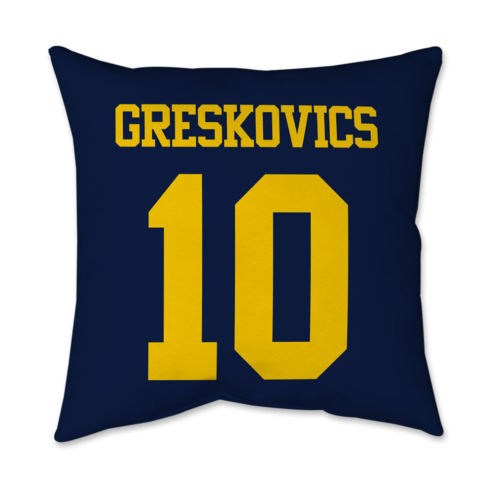 Michigan - NCAA Women's Volleyball : Carly Greskovics - Graphic Pillow 16x16-1