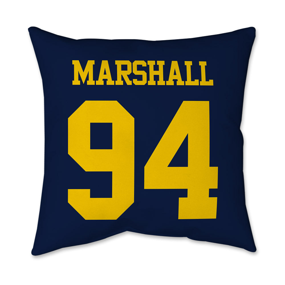 Michigan - NCAA Football : Nate Marshall - Graphic Pillow 16x16-1