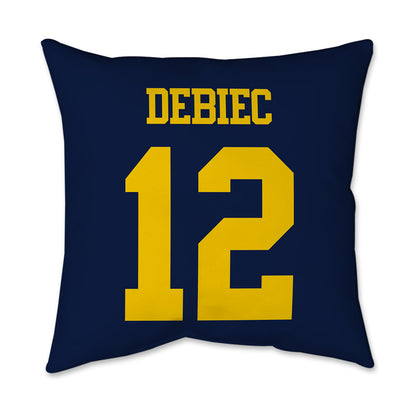 Michigan - NCAA Baseball : Max Debiec - Graphic Pillow 16x16-1