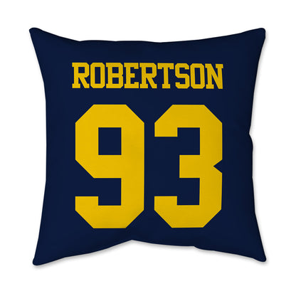 Michigan - NCAA Football : Hunter Robertson - Graphic Pillow 16x16-1