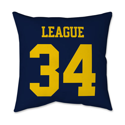 Michigan - NCAA Women's Soccer : Aniyah League - Graphic Pillow 16x16-1