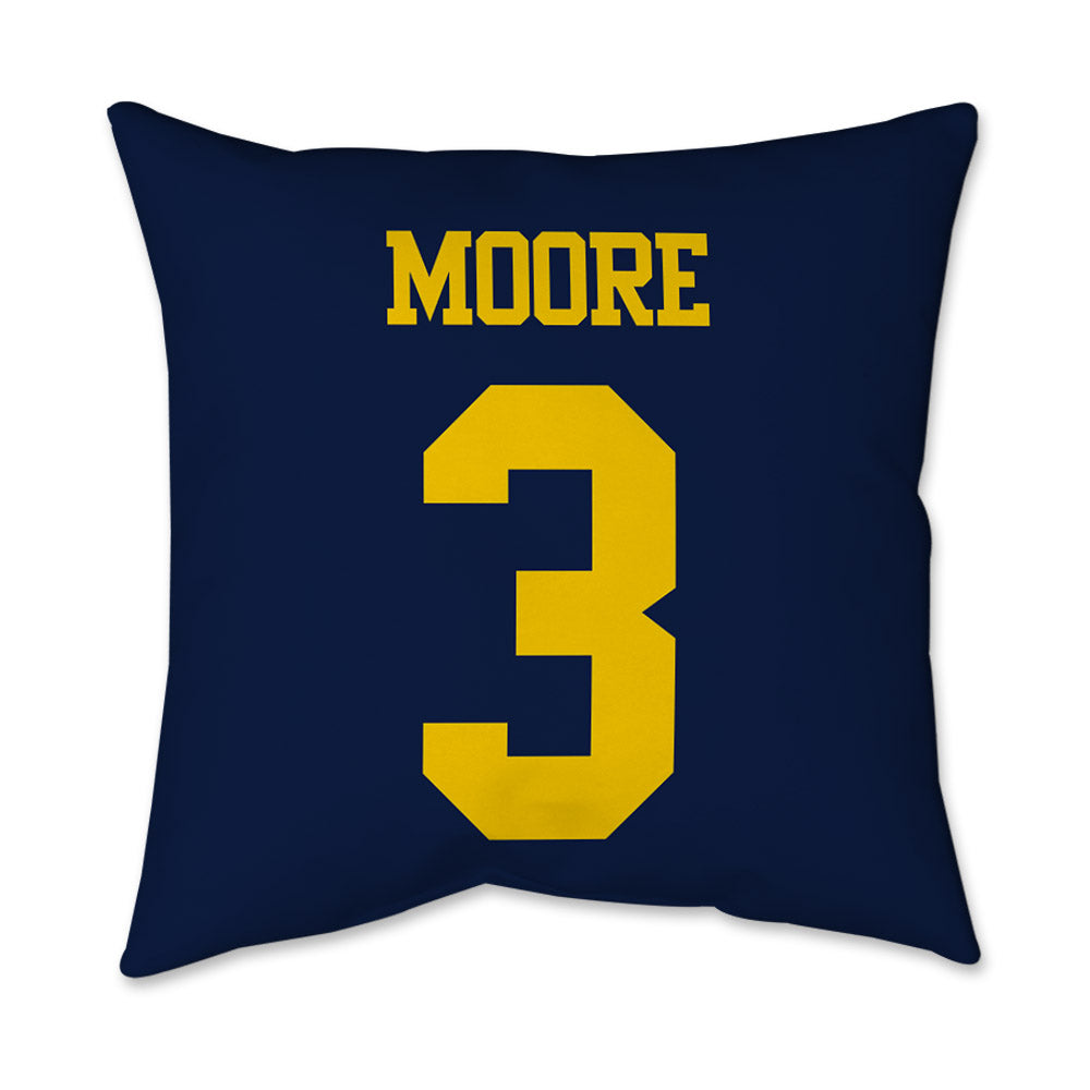 Michigan - NCAA Football : Fredrick Moore - Graphic Pillow 16x16-1