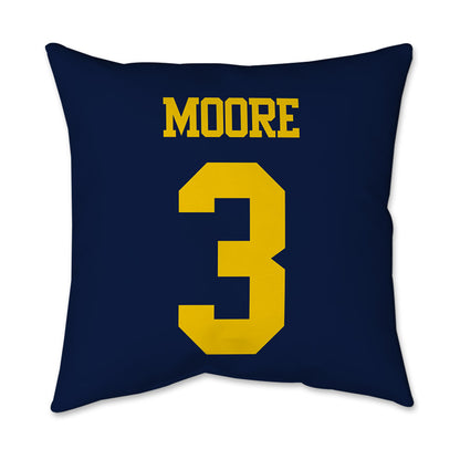 Michigan - NCAA Football : Fredrick Moore - Graphic Pillow 16x16-1