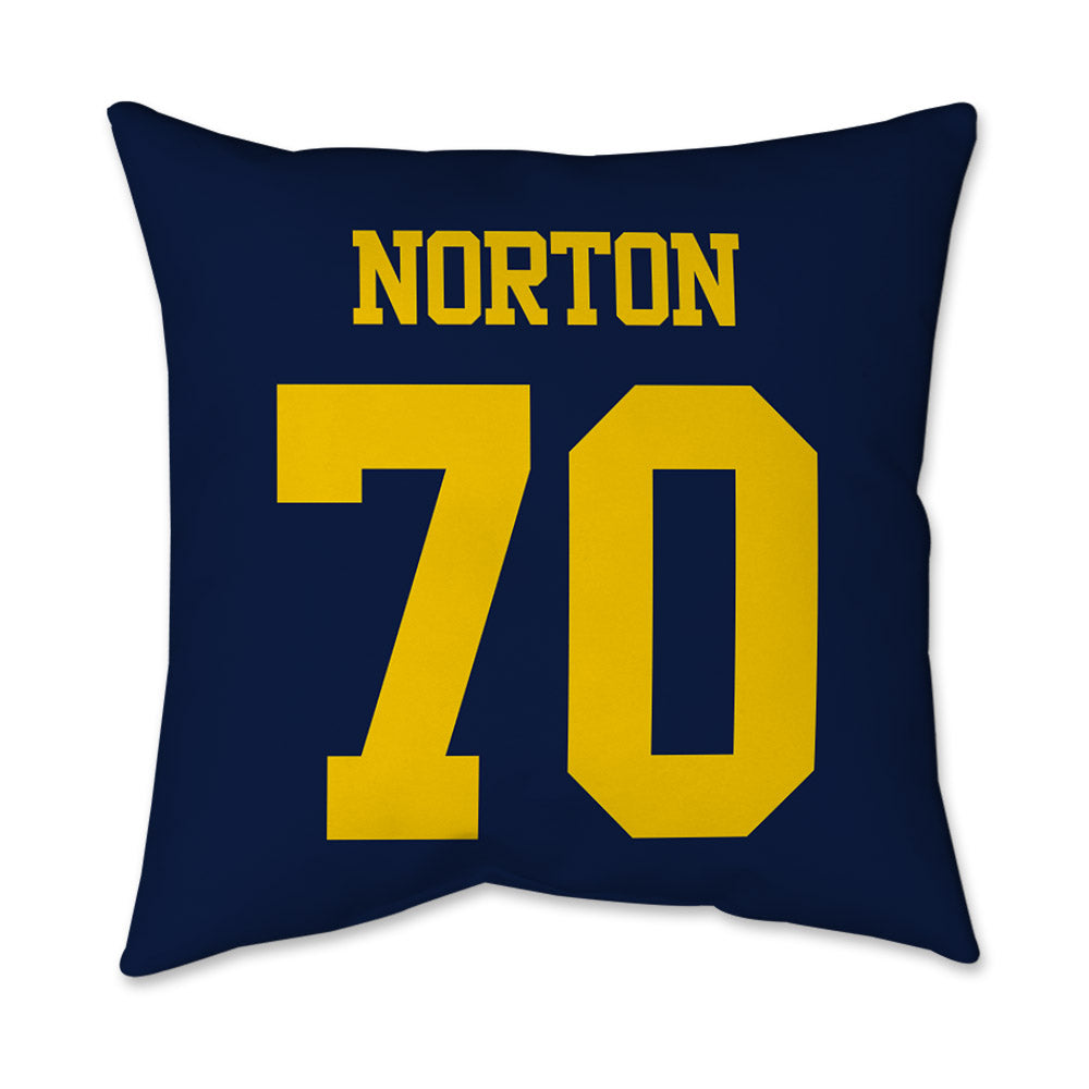 Michigan - NCAA Football : Brady Norton - Graphic Pillow 16x16-1