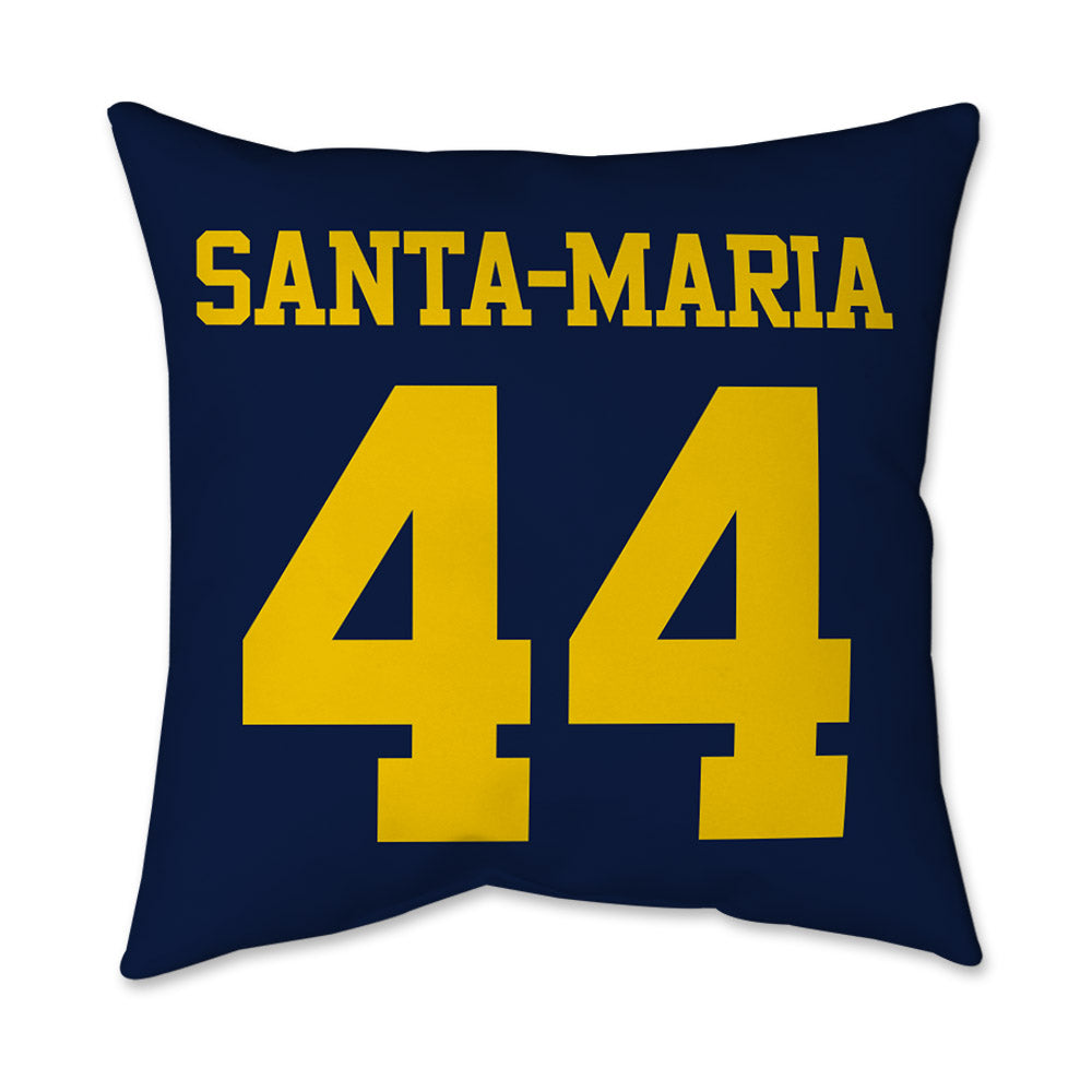 Michigan - NCAA Women's Lacrosse : Maya Santa-Maria - Graphic Pillow 16x16-1