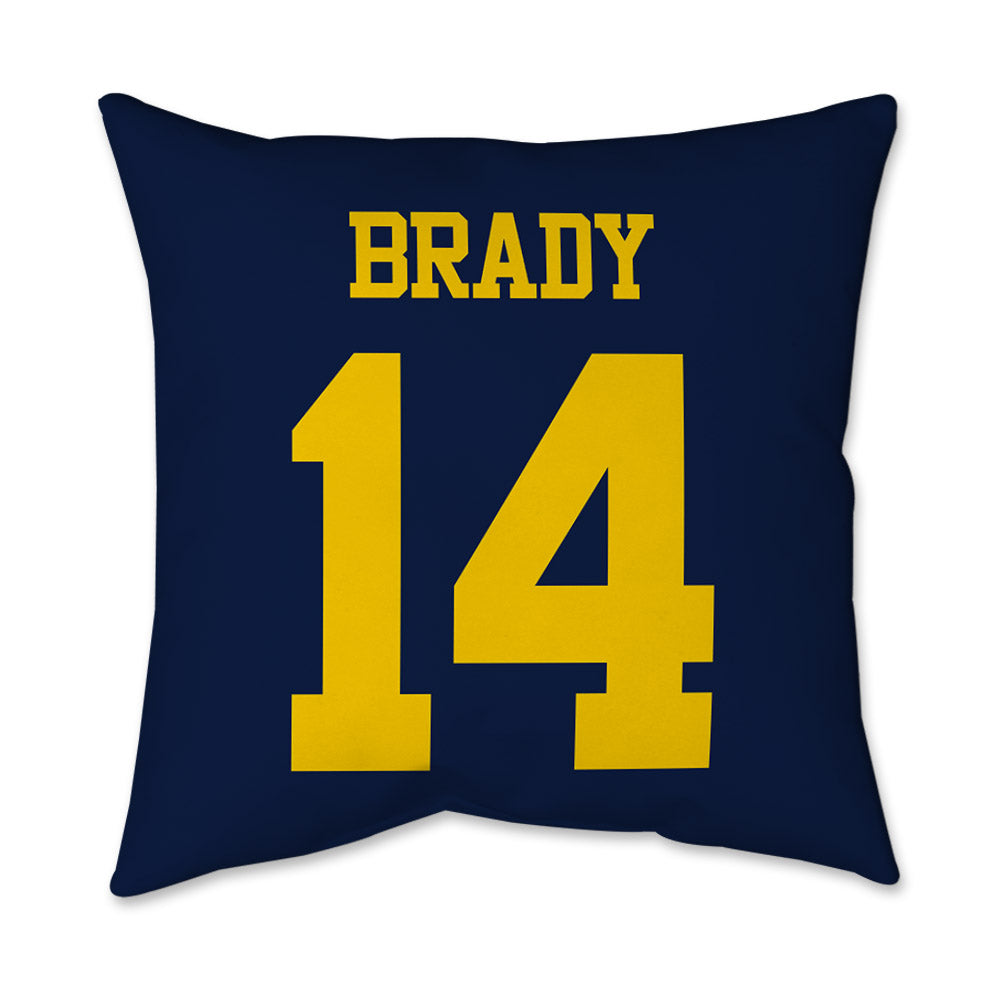 Michigan - NCAA Women's Volleyball : Hannah Brady - Graphic Pillow 16x16-1
