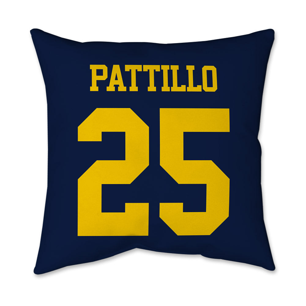 Michigan - NCAA Women's Lacrosse : Emerson Pattillo - Graphic Pillow 16x16-1