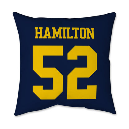 Michigan - NCAA Football : Ace Hamilton - Graphic Pillow 16x16-1