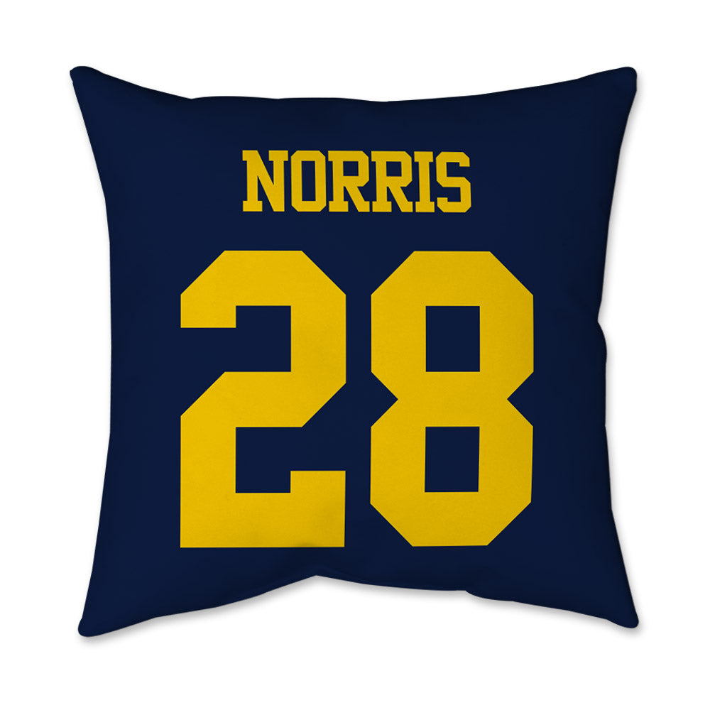Michigan - NCAA Women's Lacrosse : Calli Norris - Graphic Pillow 16x16-1