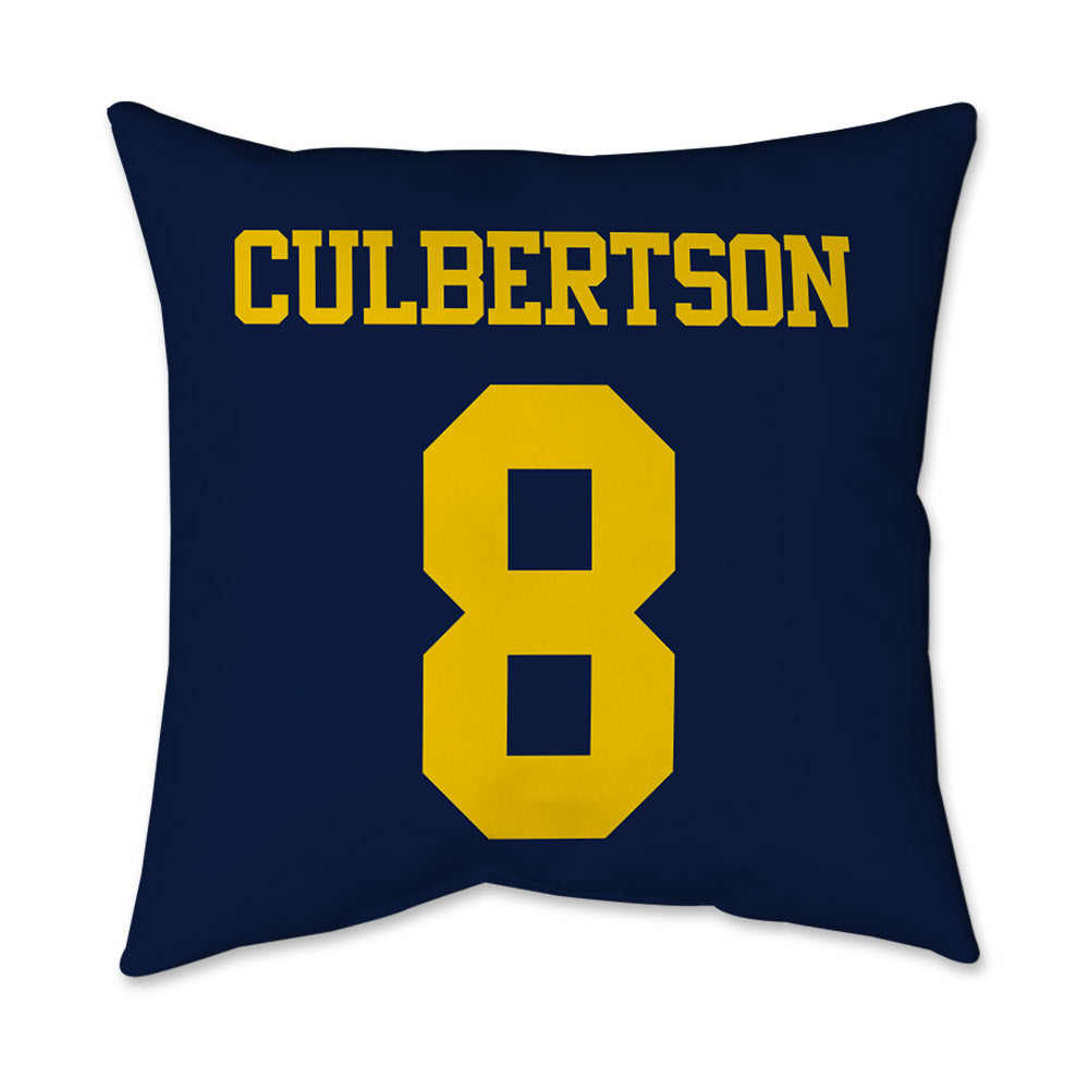 Michigan - NCAA Baseball : Drew Culbertson - Graphic Pillow 16x16-1