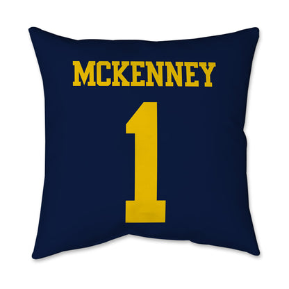 Michigan - NCAA Men's Basketball : Trey McKenney - Graphic Pillow 16x16-1