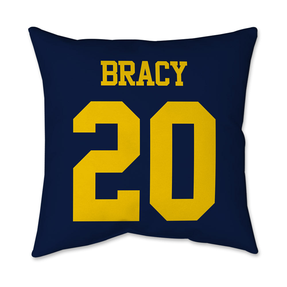 Michigan - NCAA Football : Chris Bracy - Graphic Pillow 16x16-1