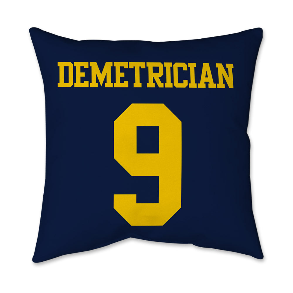 Michigan - NCAA Women's Volleyball : Ella Demetrician - Graphic Pillow 16x16-1