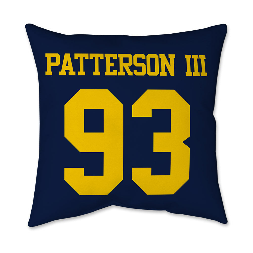 Michigan - NCAA Football : Benny Patterson III - Graphic Pillow 16x16-1