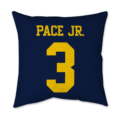 Michigan - NCAA Baseball : Greg Pace Jr. - Graphic Pillow 16x16-1
