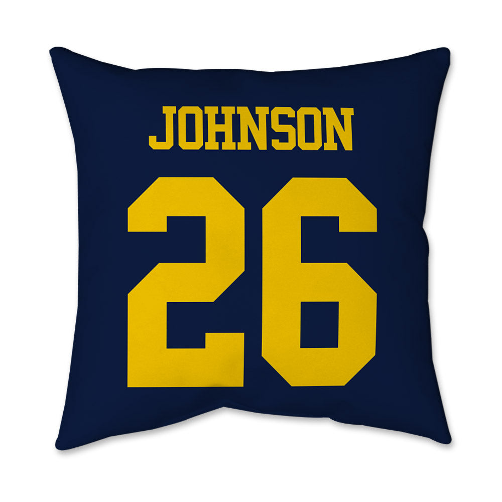 Michigan - NCAA Football : Donovan Johnson - Graphic Pillow 16x16-1