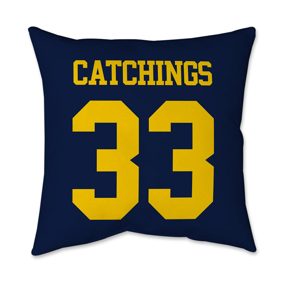 Michigan - NCAA Football : Kaden Catchings - Graphic Pillow 16x16-1