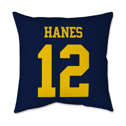 Michigan - NCAA Women's Volleyball : Jenna Hanes - Graphic Pillow 16x16-1