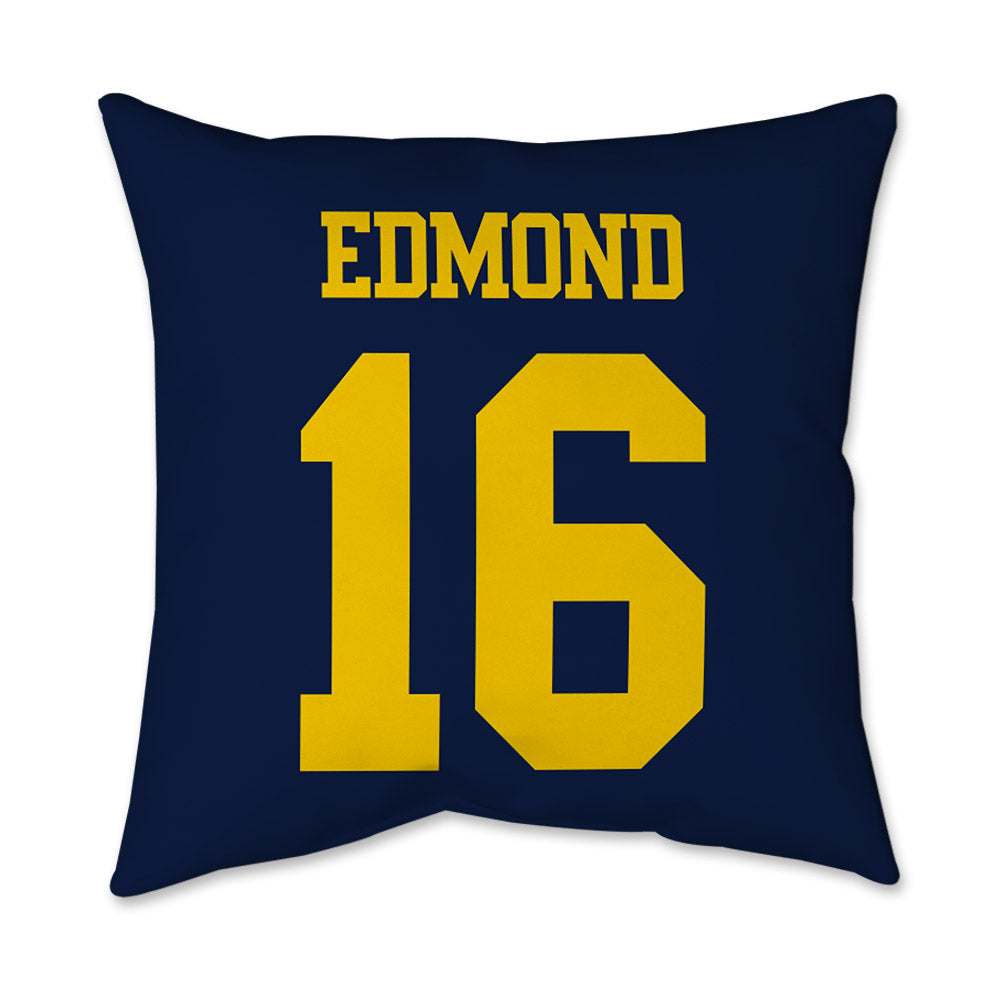 Michigan - NCAA Football : Jo'Ziah Edmond - Graphic Pillow 16x16-1