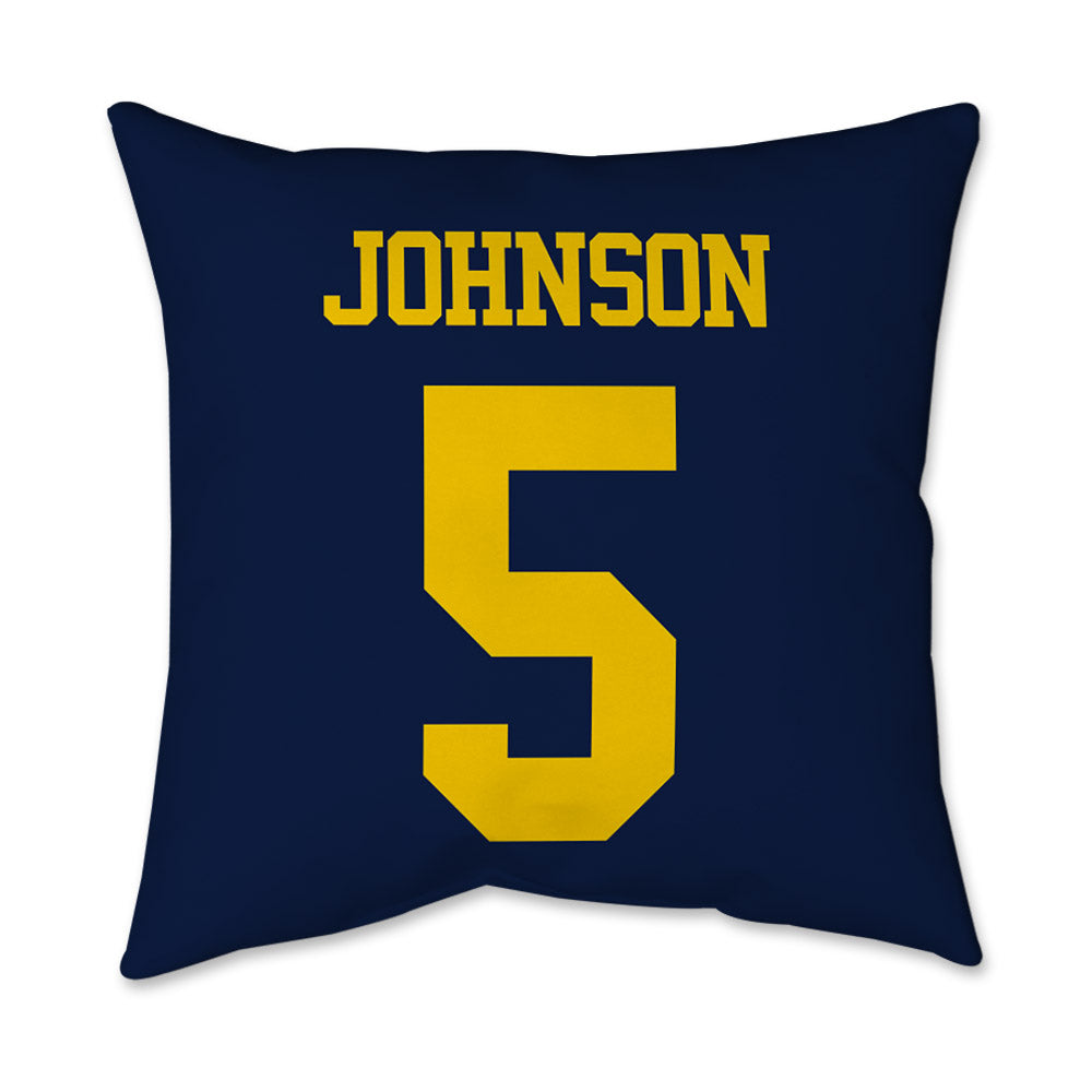 Michigan - NCAA Women's Volleyball : Lydia Johnson - Graphic Pillow 16x16-1