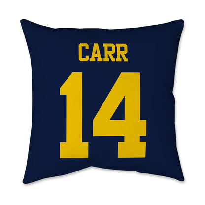 Michigan - NCAA Football : Tommy Carr - Graphic Pillow 16x16-1