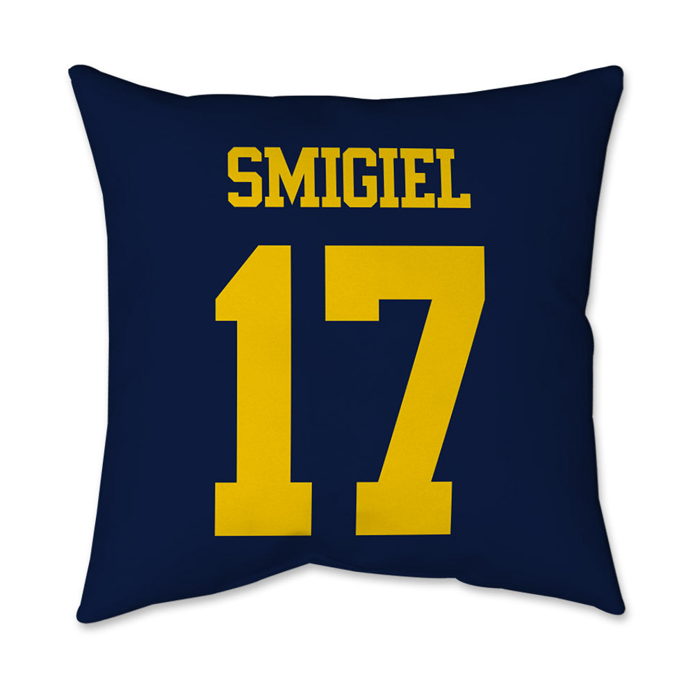 Michigan - NCAA Football : Brady Smigiel - Graphic Pillow 16x16-1